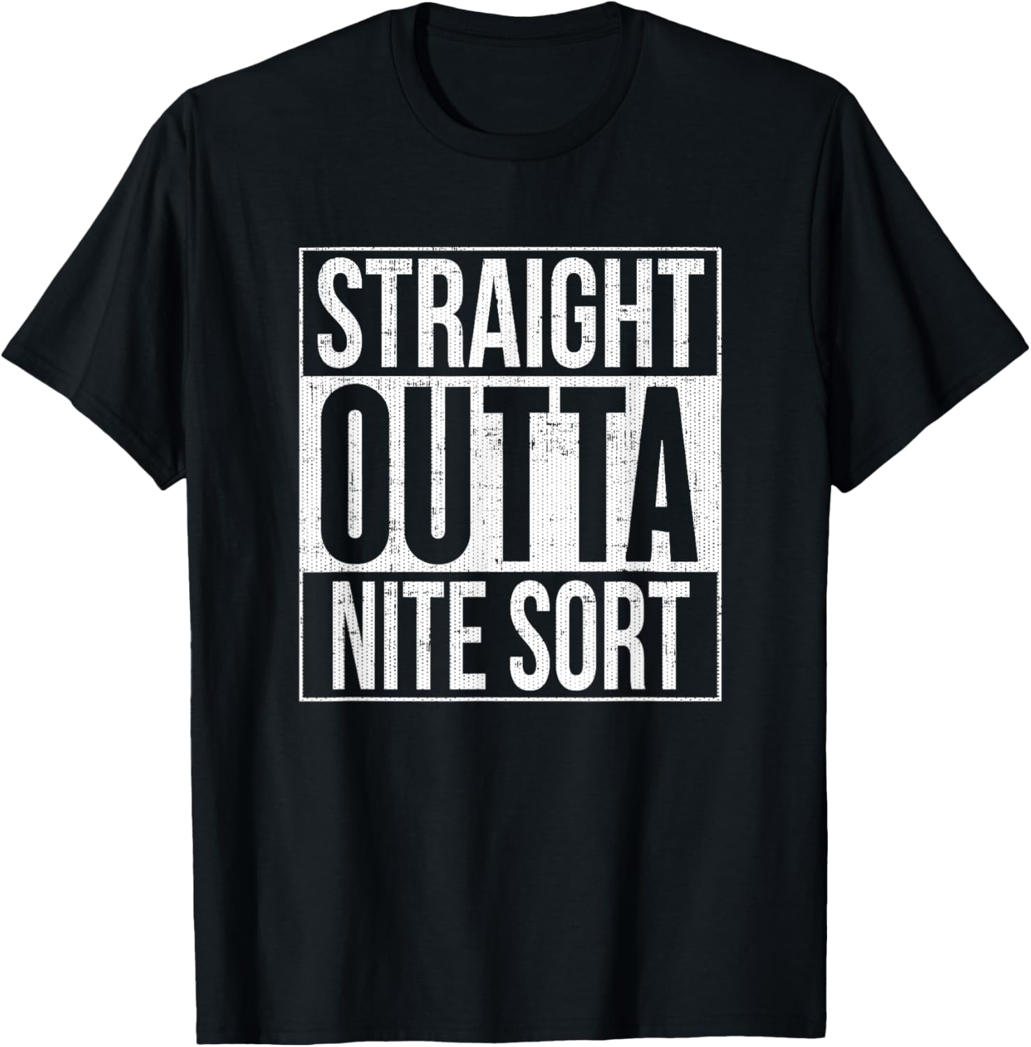 Straight Outta Night Sort T-Shirt