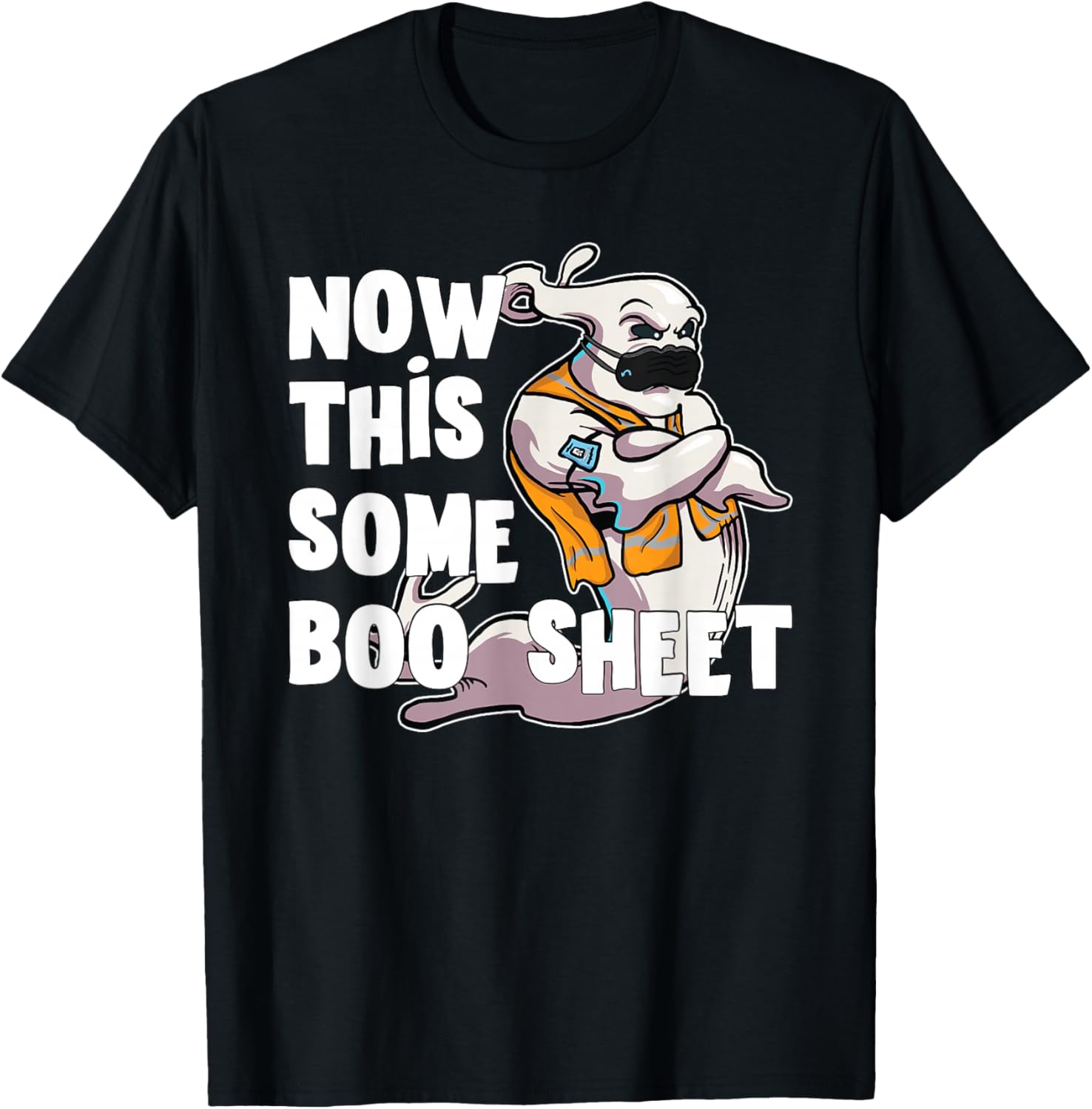 Ghost Some Boo Sheet Swagazon Associate Coworker Halloween