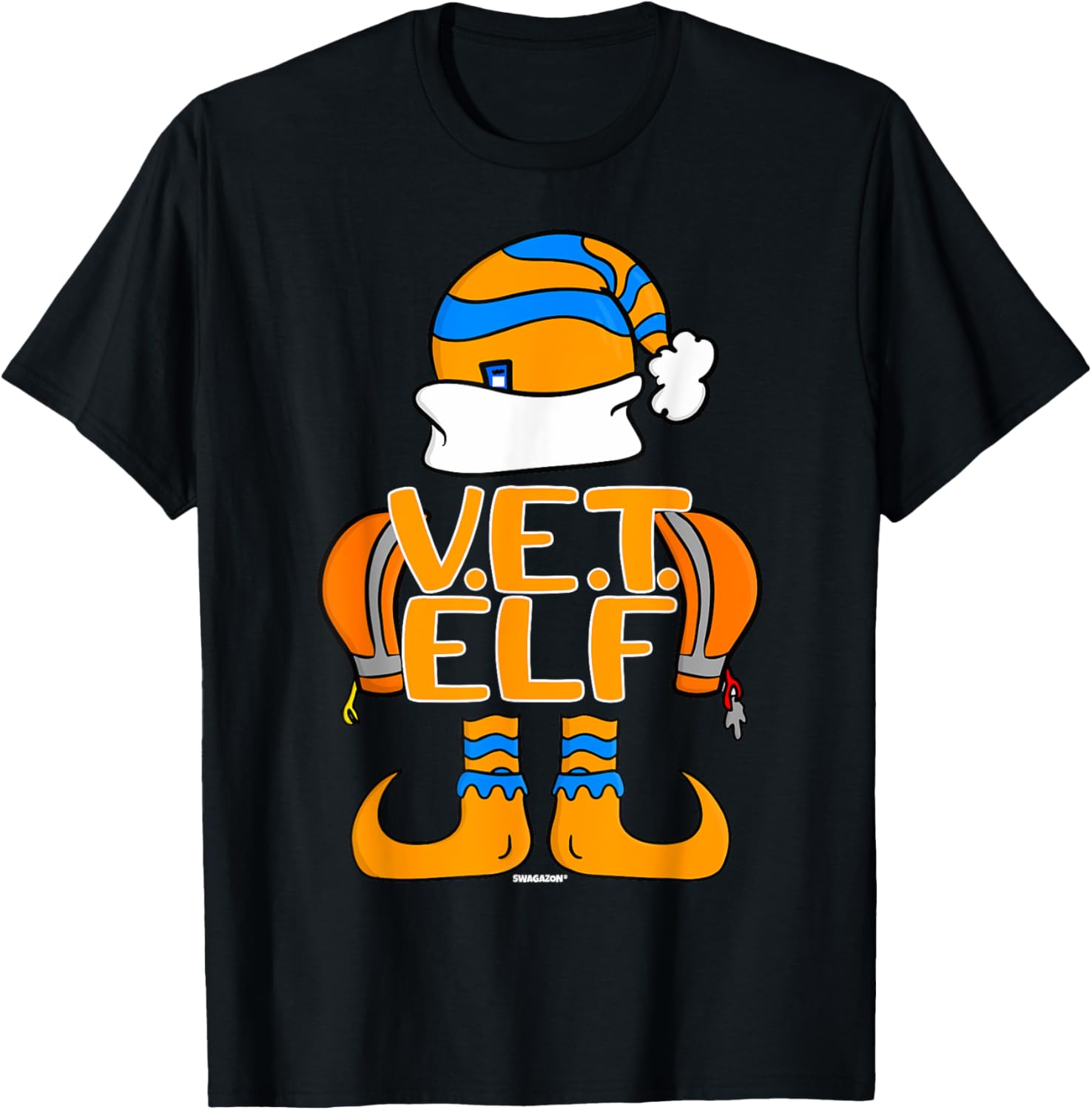 Elves Coworker Group VET Elf Swagazon Associate Christmas