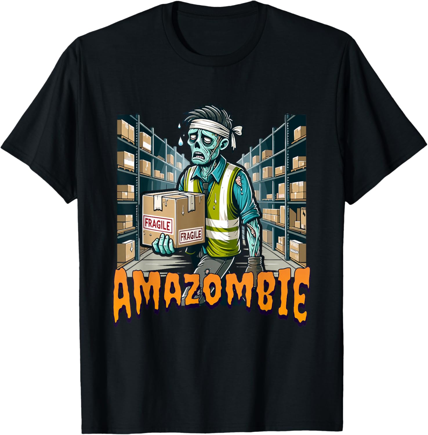 Zombie Coworker Swagazon Associate AmaZombie