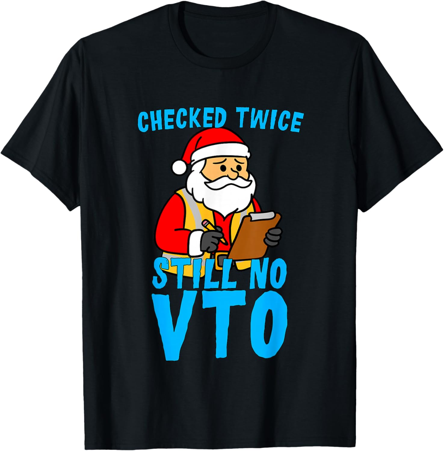 Santa Coworker Christmas Swagazon Checked Twice Still No VTO